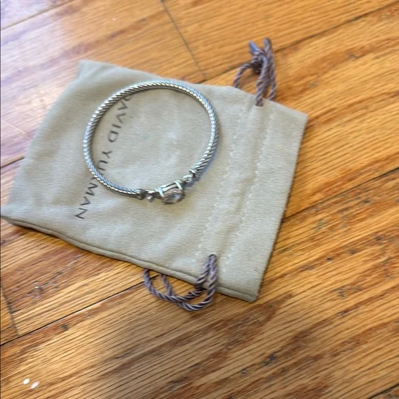 David Yurman Silver Bracelets with Gem Accents 2 bracelets - Picture 5 of 6